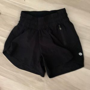 Lululemon 4 inch tracker shorts, black size 0